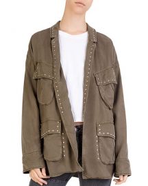 The Kooples Studded Cargo Jacket at Bloomingdales